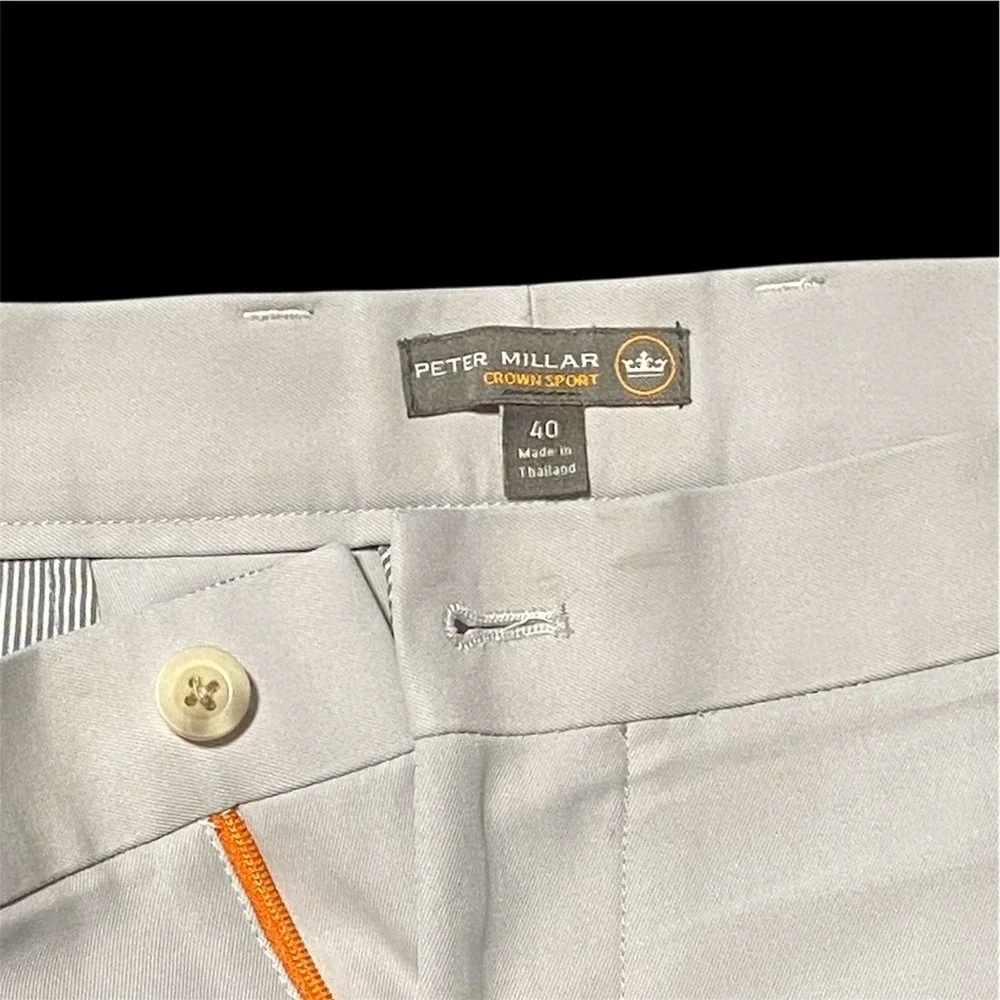 Peter‎ Millar Crown Sport Mens Gray Performance Golf Shorts Size 40 RN100308